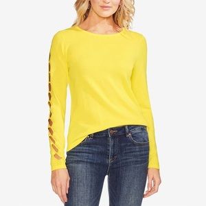 Vince Camuto Sleeve-Cutout Sweater